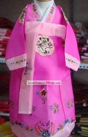 Traditional Korean Hanboks for Kids
