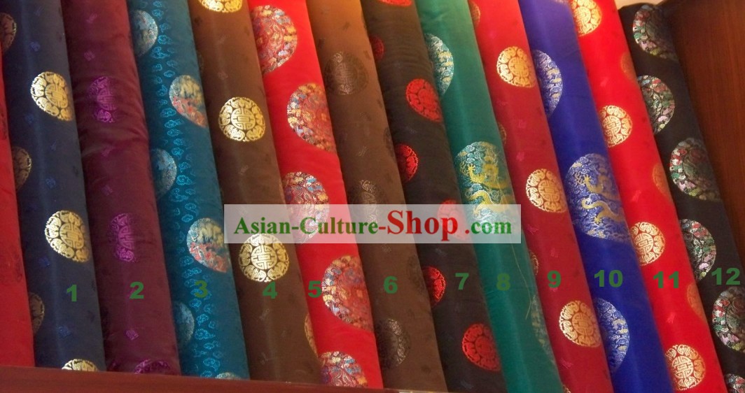 Chinesische Draogn Silk Fabric