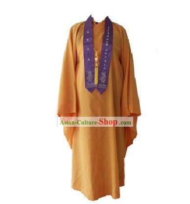 Cinese Tradizionale Cinese tradizionale Elder Monk Cloth/Robe monaco cinese/Mistico Outfits