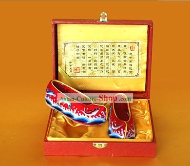 Suprme Chinese Traditional Handmade Shoes for Child's Achievement of Month of Life 1