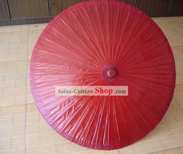 Traditional Chinese Double People Size Lucky Red Wedding Umbrella