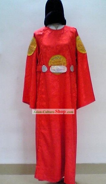 Ancient Korea Emperor Costumes and Hat Complete Set