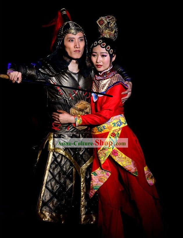 Farewell My Concubine Dance Costumes for Men and Women Complete Sets