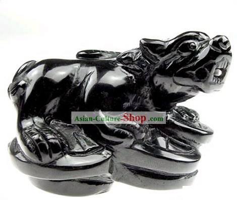 Chinese Classic Feng Shui Obsidian Pi Xiu (avoid evil and bring wealth)