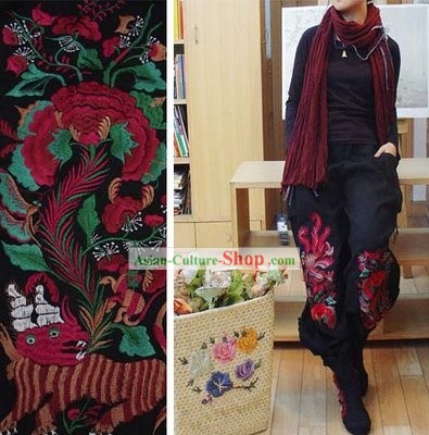 Supremo chino tradicional de algodón Kylin cálido y pantalones de lino para la Mujer