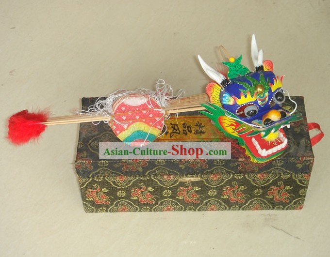 Chinese Traditional Weifang handbemalt und Made Kite - Blue Butterfly