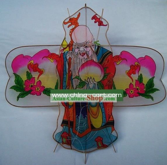 Chinese Classical Hand Made Kite - Gott der Langlebigkeit