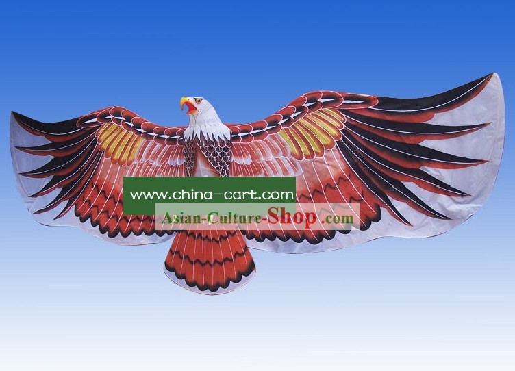 Súper Mano Gran Weifang chino pintado y Made Kite - Eagle