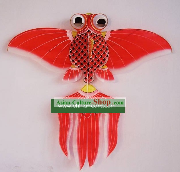 Mano china Weifang tradicional pintada y Made Kite - Goldfish