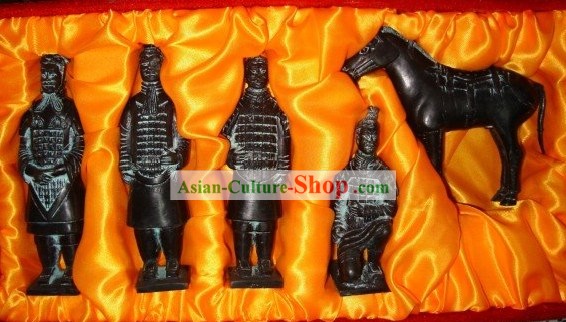 China, Terra Cotta Warrior Set (5 Estatuas)
