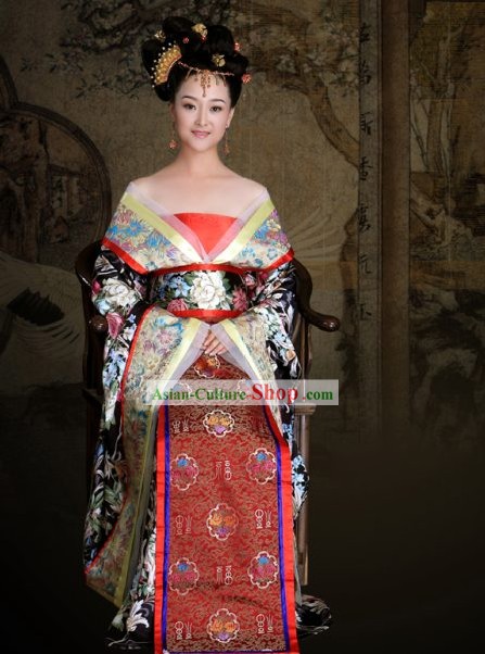 Tang chino antiguo Set disfraz completo de la Mujer