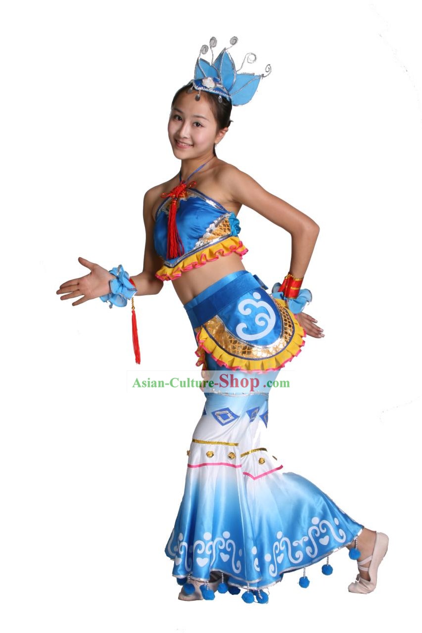 China ropa de danza tradicional juego completo