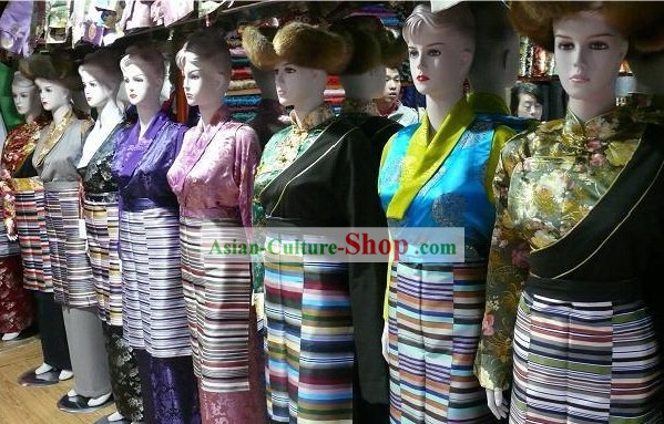 China Tibet Traditional Clothing for Women