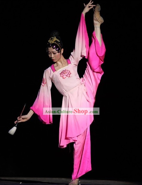 Chino Fan traje tradicional danza
