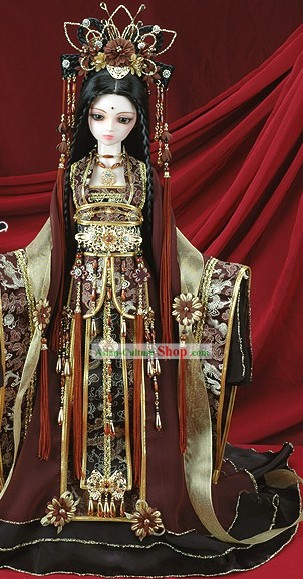 Chinese Classical Ancient Princess Phoenix Clothing Complete Set