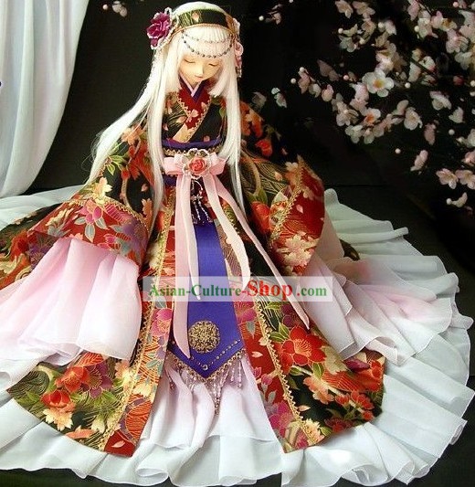 Japanische Prinzessin Kostüme Komplett-Set