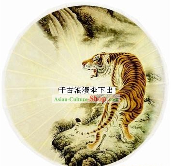 Cinese tradizionale fatto a mano Umbrella Tiger