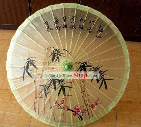 Mão chinês fez Dance Umbrella Bamboo