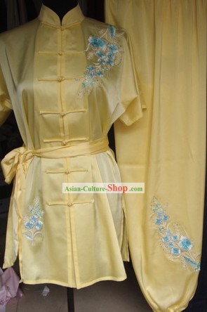 Professtional Wushu Silk Uniform for Women