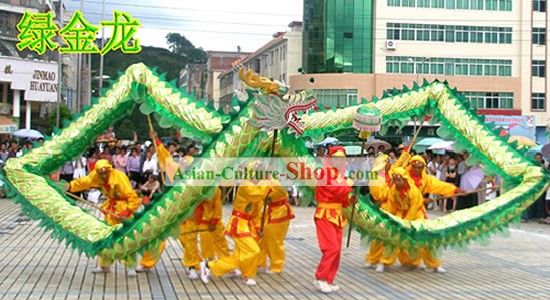 Feliz Festival Celebración china Shinning Dragon Dance Set completo Disfraces