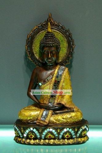Большой Юго-Восточной Азии тайского искусства ВС Будда Статуэтка