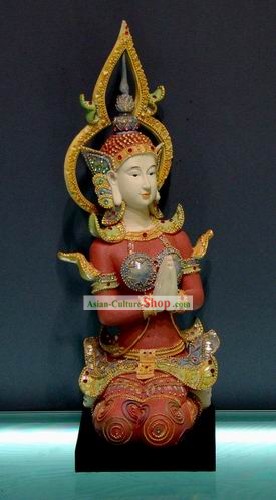 Традиционный тайский Азии статуя богини