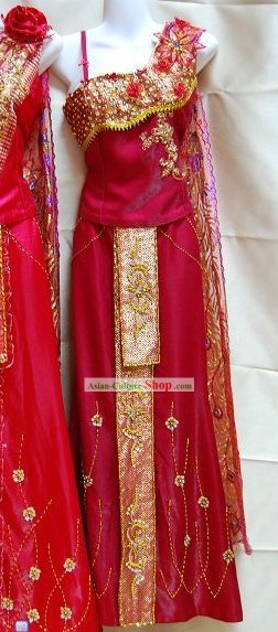 Thai Classic Ensemble robe Cour complète