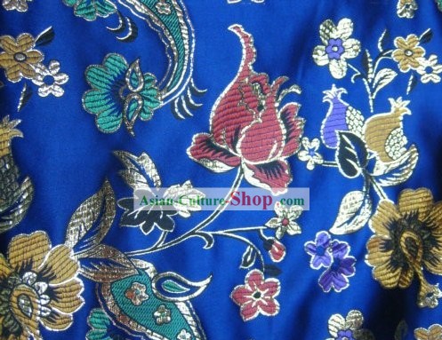 China tecido de seda com flor Vários