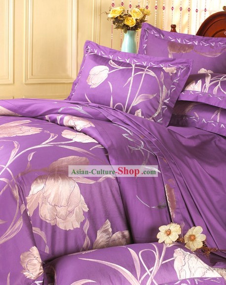 Traditional Chinese Wedding Bed Sheets Set