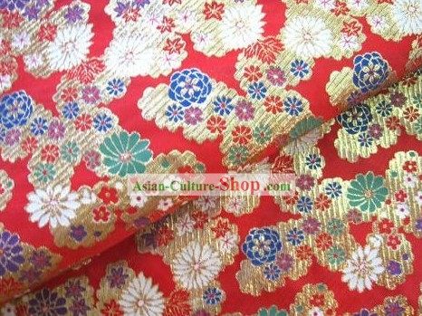 China flor tradicional Brocade Fabric