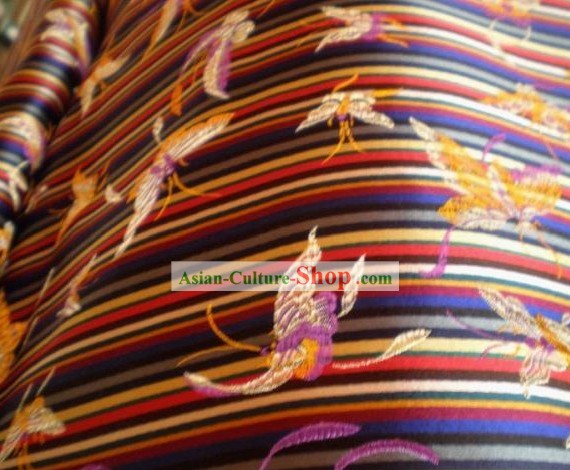 Tradicionales de la mariposa Brocade Fabric