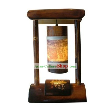 Chinese Traditional Bamboo Table Lantern