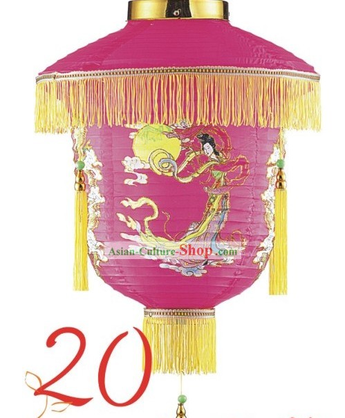 20 Inch chinês Chang Er Lantern cesta da flor