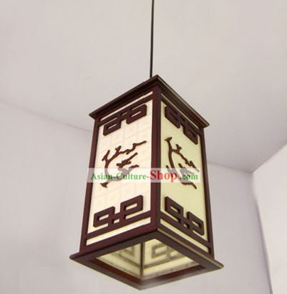 Chinese Carved Dragon Ceiling Lantern