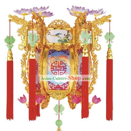Chinesischer glücklicher Lotus Palace Lantern