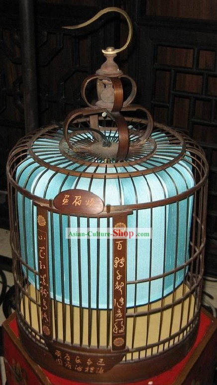 Chinese Antique Style Birdcage Hanging palais lanterne