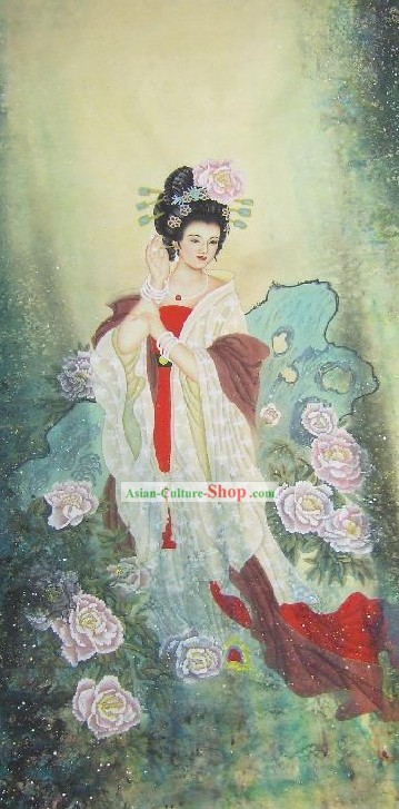Yang Guifei Painting by Qin Tian