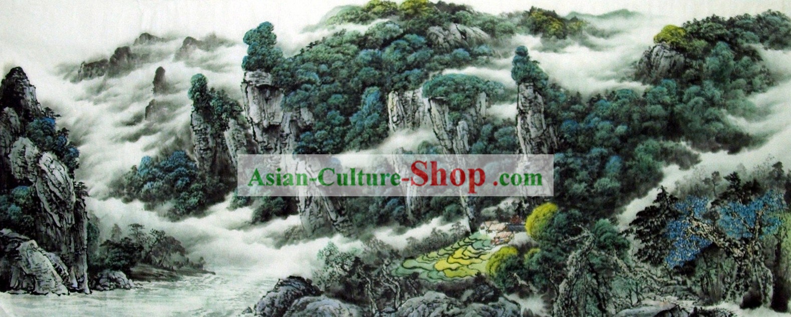 Chinese Landscape Painting - Guilin Scene
