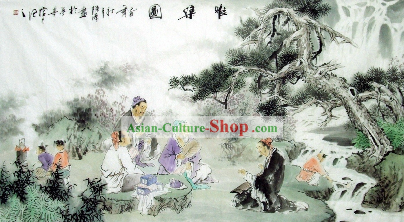Antigua China Pinturas-Encuentro