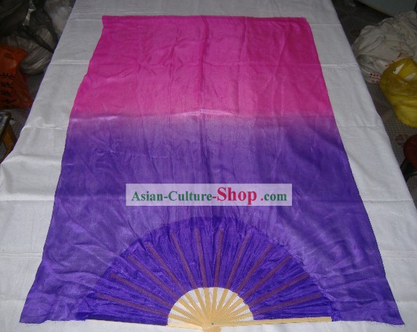 Chinesischer Tanz Silk Fans mit Long Fabric