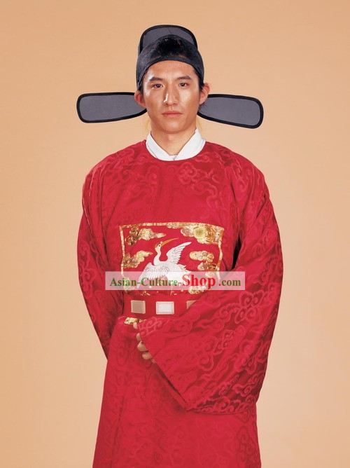 Ancient Chinese Official Costumes Set for Men