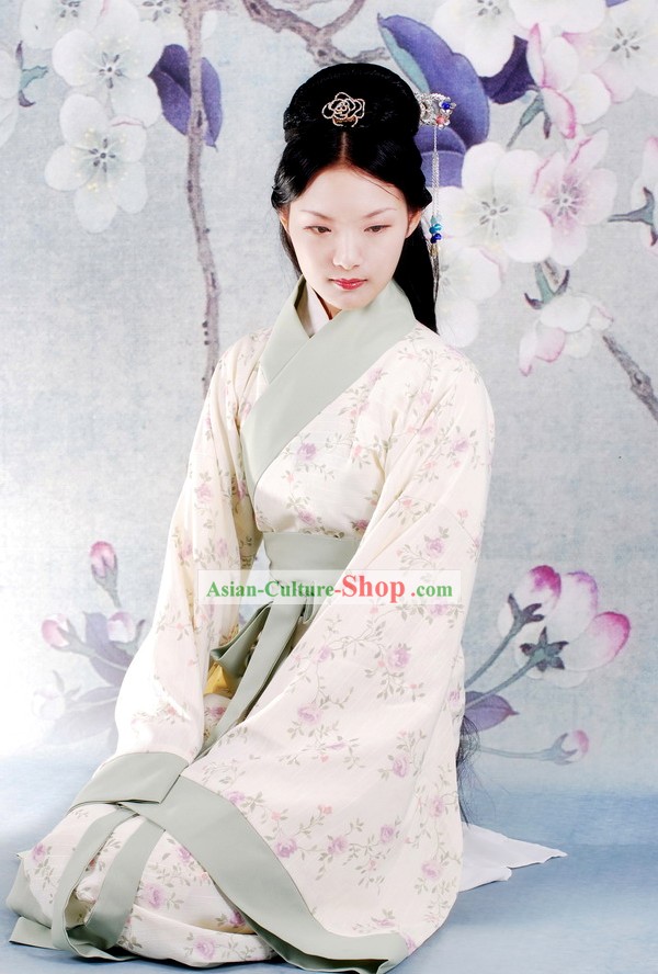 China Han Dynasty Women Clothing Complete Set