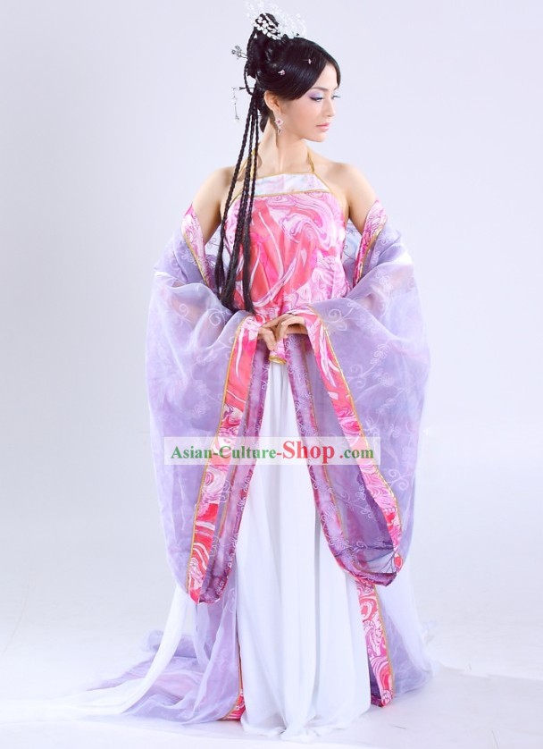Set Vestuário chinês antigo completo para Mulheres