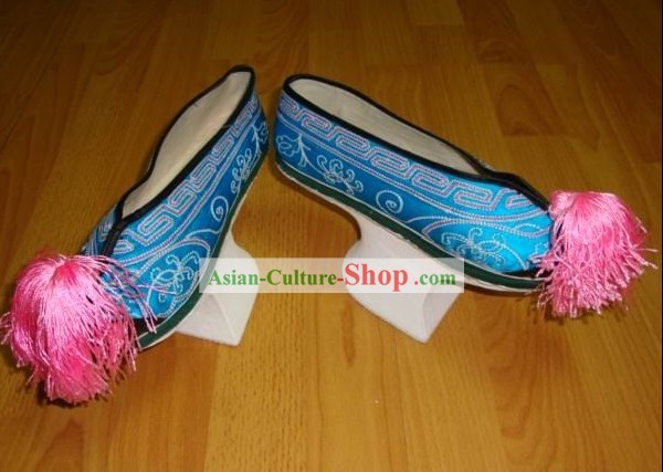 Chinese Handmade Shoes Manchu
