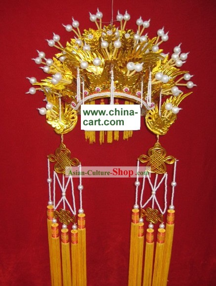 Clássica Chinesa Golden Phoenix Crown