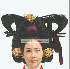 Ancient Korean Palace Wig Set for Women