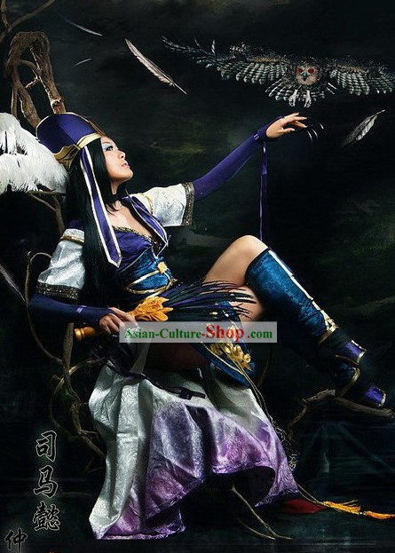 Ancient Chinese Cosplay Costume and Accessories Set