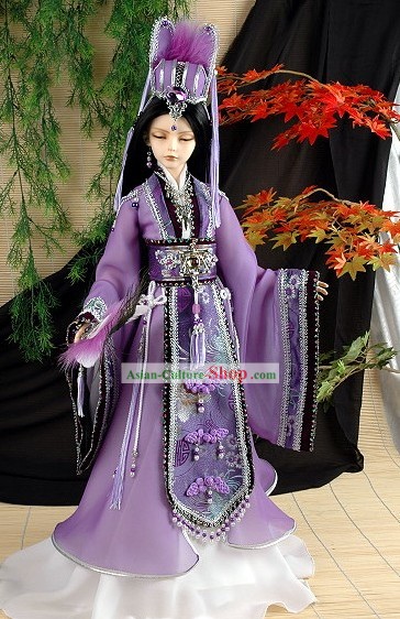 Ancient Chinese Magician Cosplay Costume Complete Set