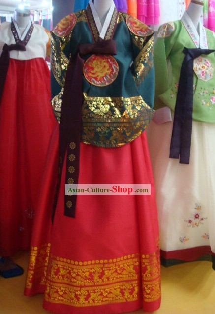 Корейский ханбок дворец Одежда Полный набор для женщин