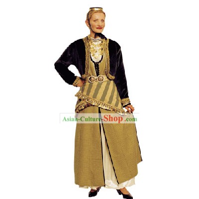 Pontos женский традиционный костюм танца
